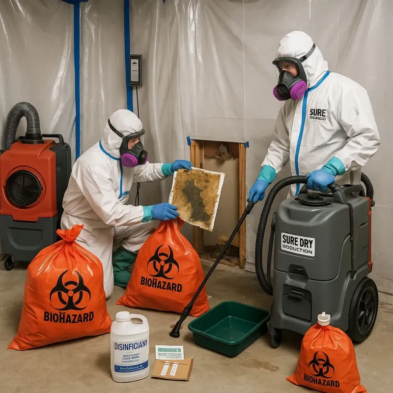 Contaminated Water Handling Protocols process in Pacheco, CA